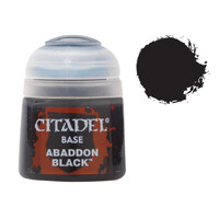 Citadel Paint Base Abaddon Black 12ml